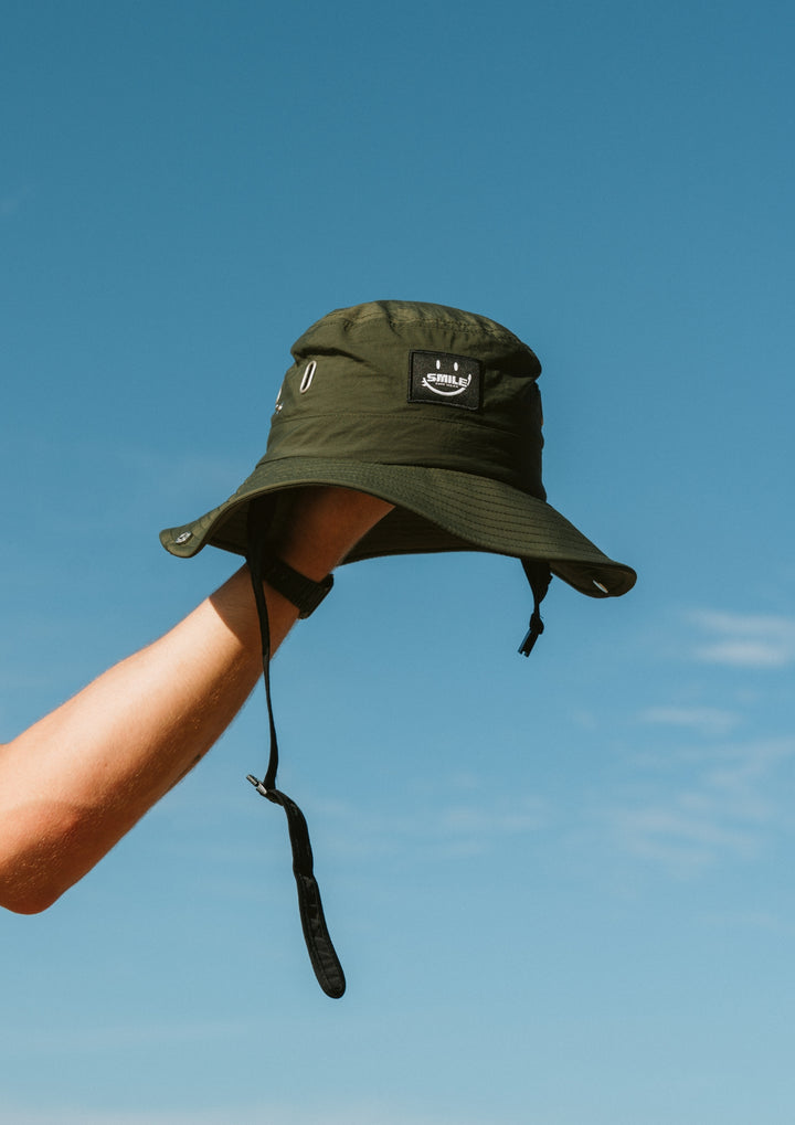 Reef Ranger 1.0 - Ocean Olive - Surf Hat with Integrated Helmet